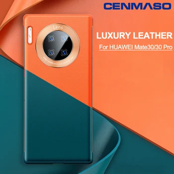 

For Huawei Mate 30 20 Pro Case Original Leather Proterction Silicone Soft Back Cover for Huawei Honor V30 View 30 Nova 6 SE Case