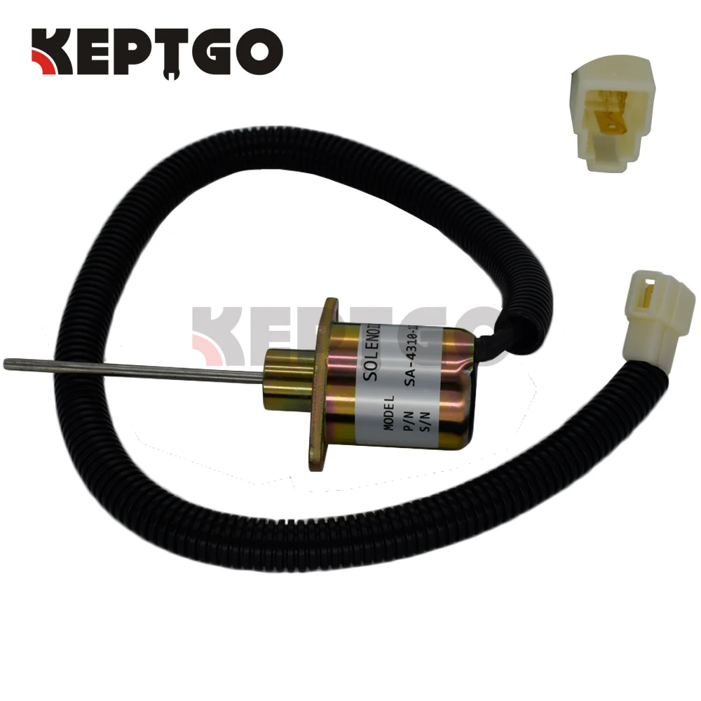 Запорный остановочный соленоид 17490-60010 SA-4310-12 12V для Kubota двигателя