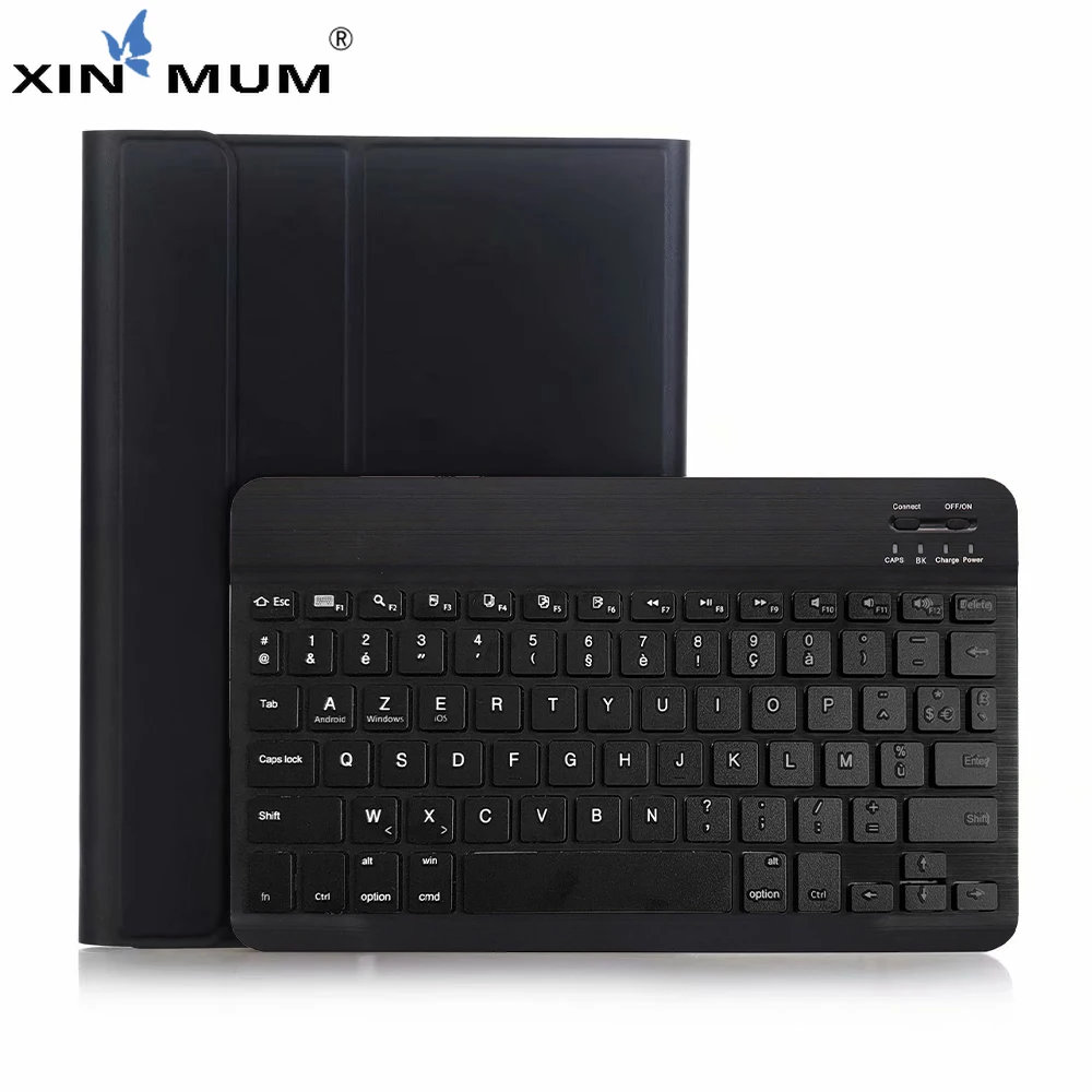 

Tablet Keyboard Case For iPad Pro 11" 2020 French Top Quality Leather Protective Cover Shell Bluetooth Removable Keyboard Cover