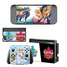 Наклейка Pokemon Go Sword Shield, Виниловая наклейка для nintendo Switch, наклейка для Kind Switch NS, консоль и контроллер Joy-Con