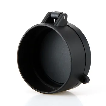 

1pc 43mm Rifle Scope Quick Flip Spring Up Open Lens Cover Cap Eye Protect Objective Cap for Caliber