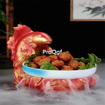 

Ngryise 1 set fish dolphine sea horse etc food decoration plate(no food inside)