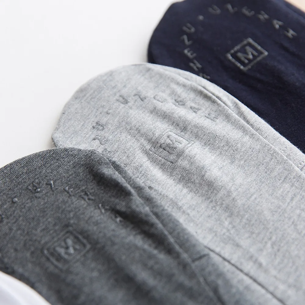  10 Pairs Fashion Man Antiskid Invisible Low Cut Socks Anti-slip Toe Ankle Sock (31)