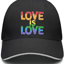 Love is Love вдохновляющая Гейская гордыня Женская Хип-хоп Регулируемая сетчатая хлопковая бейсбольная кепка для папы