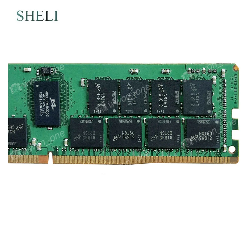 Серверная память SHELI 16GB 2Rx4 PC4-2666MHZ DDR4-21300R RDIMM 288PIN 1,2 V ECC REG