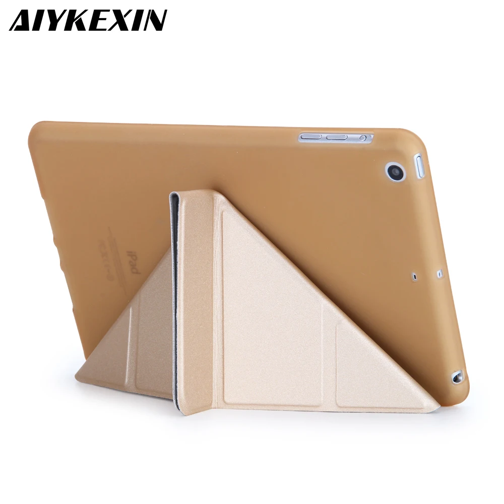 

AIYKEXIN Case for iPad Mini 3 2 1 Case PU Leather PC Back Cover with Multi-fold Stand Auto Sleep Smart Cover for iPad Mini 2