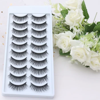 

LIYATTON Luxury mink Winged eye lashes Black Plastic Black Terrier Falese eye lashes extension