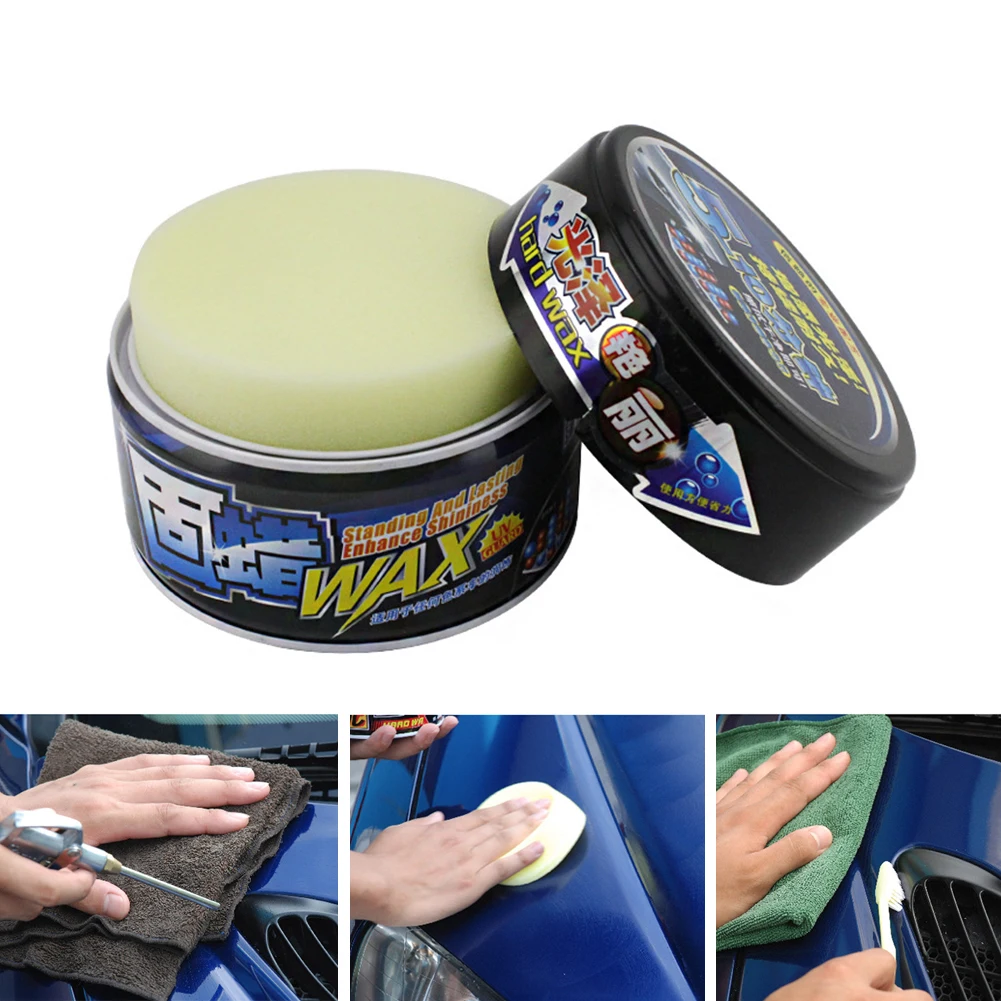  Car Wax Car Crystal Hard Wax Polishing Paste Scratch Repair Agent Auto Paint Care Waterproof Remove