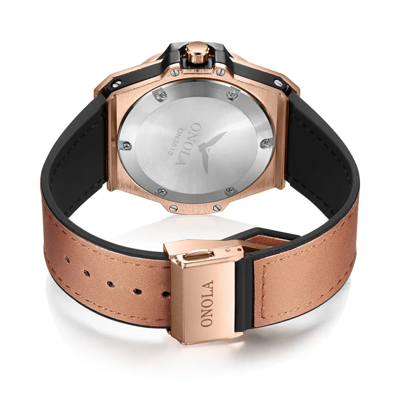 ONOLA New Top Brand Luxury Watches Men Fashion Waterproof Quartz Watch Student Personality Sports Wristwatch Relogio Masculino