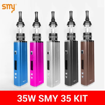 

Vape SMY 35 Kit Electronic Cigarette Box Mod 35W With GDC Tank E Cigarette Electronic Hookah Vaporizer Pen Coil
