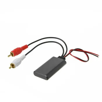 

2RCA AUX Practical Radio Wireless Bluetooth Audio Cable Replacement Car Accessory Male Parts Universal Adapter For Stereo