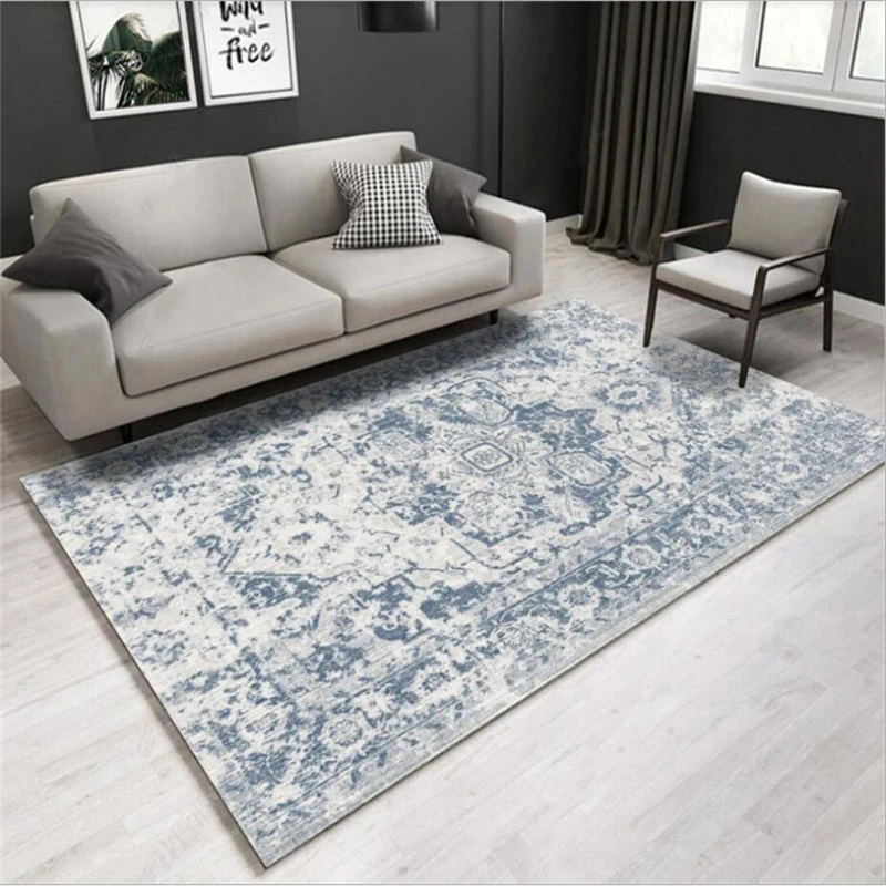 Carpets For Living Room European Classical Blue Abstract Pattern Carpet Living Room Table Accessories Area Rug For Bedroom Carpet Aliexpress