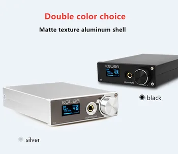 

KGUSS D6 bluetooth 5.0 decoder HIFI fever ESS9018K2M DSD hard solution desk DAC decoder ear amplifier