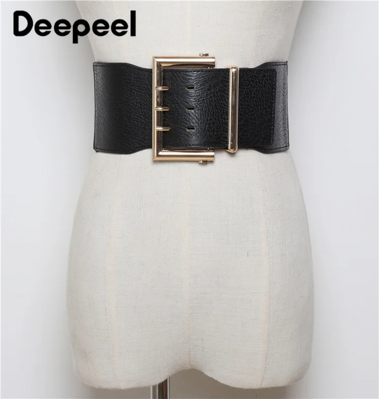 Deepeel 1 шт. 7,5-9 см* 62-68 см новые женские широкие ремни женские эластичные Hige поясной ремень кожаные аксессуары женский камербанд Yk709