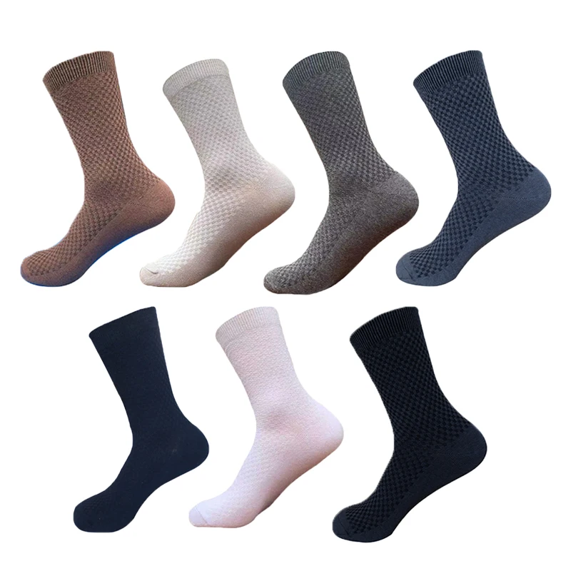 Men's Plus Size cotton Bamboo fiber men's socks gentleman Stockings Fat footed NINJA formal wear comfortable AAAA | Мужская