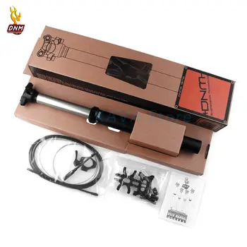 

Wire Remote Control Liftable Bike Seatpost 125mm travel Downhill DH FR AM XC Air Pressure Adjustment 30.9/31.6/34.9mm Seat Tube