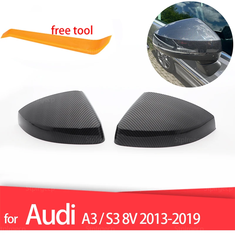 Зеркальные крышки для Audi A3 S3 8V RS3 2013 2014 2015 2016 2018 2017 2019 | Автомобили и мотоциклы