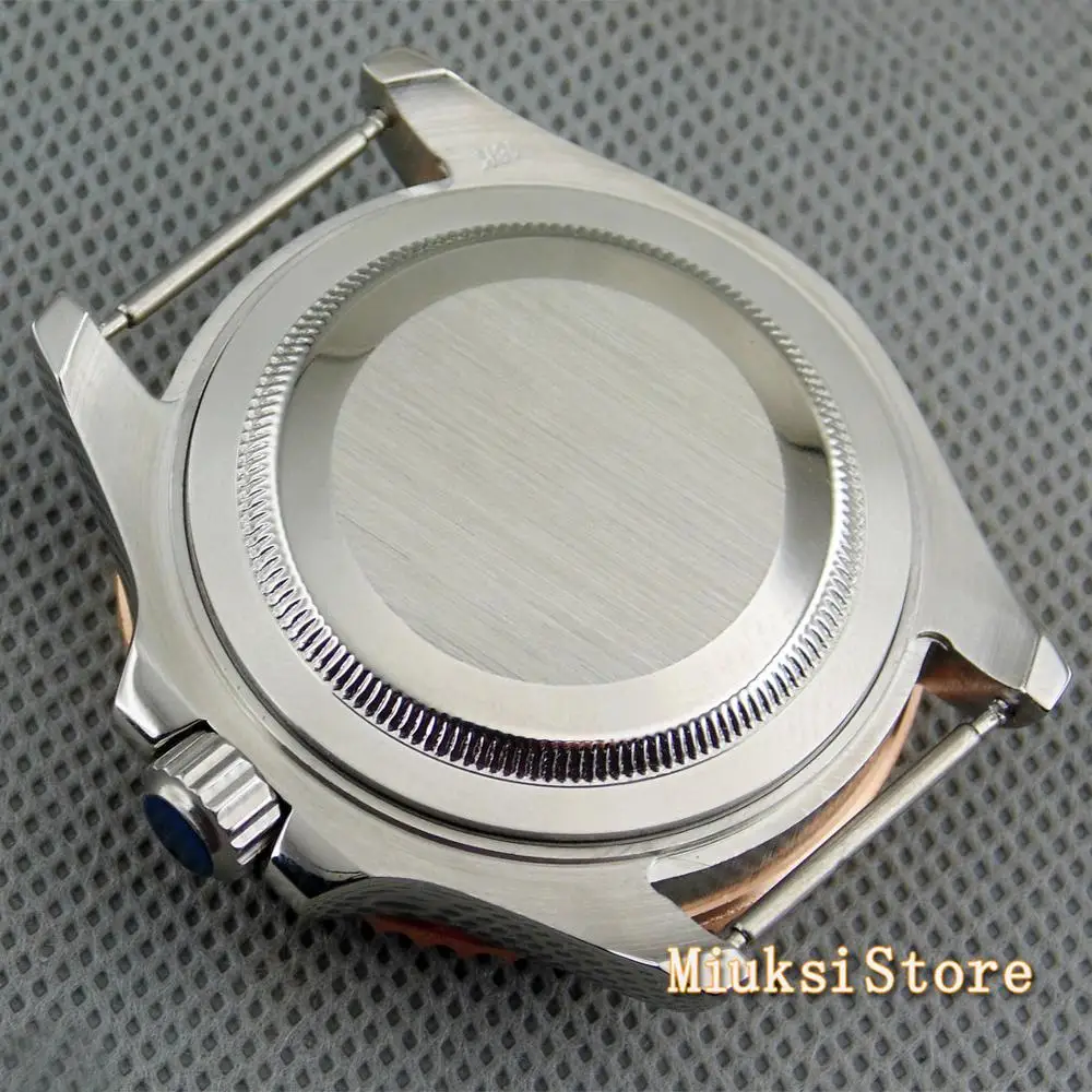 Parnis 40 мм сапфировое стекло розовое золото корпус Калибр ETA 2836, DG2813/3804 Miyota 82 серия механизм Топ часы Чехол