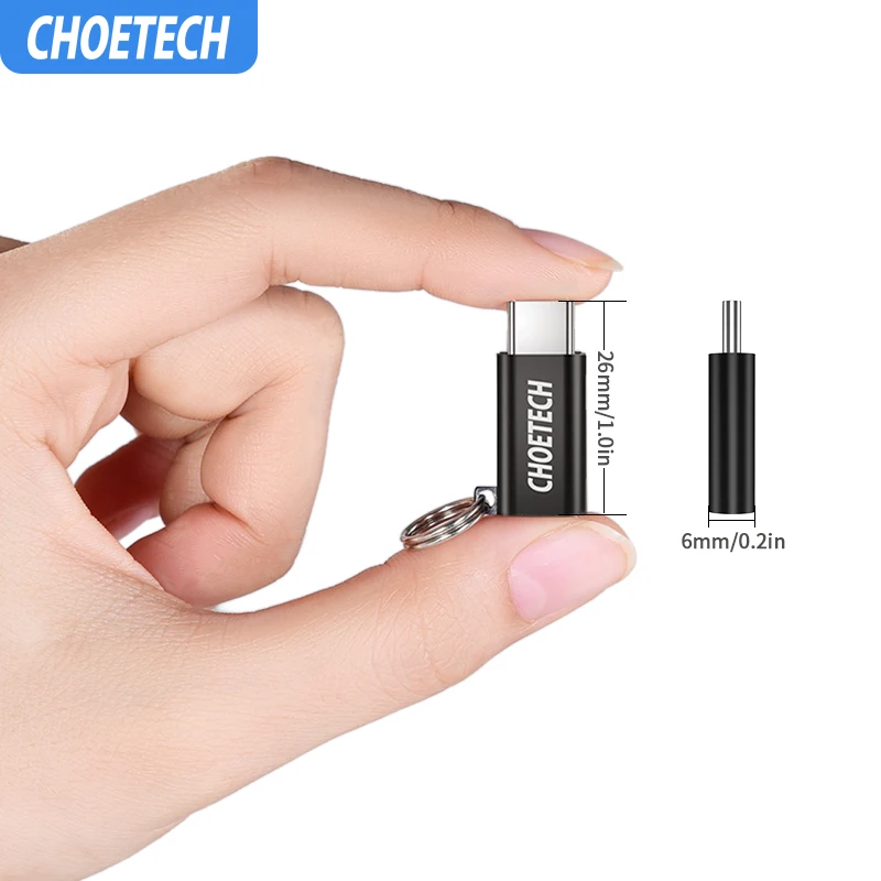 

CHOETECH USB-C to Converter Connector USB C To Usb C Hub Adapter for Samsung S10 S9 S8 Note 10 9 Plus USB adapter for Xiaomi