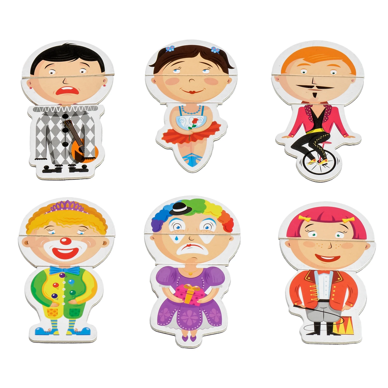 Card Games Lucy&Leo LL170 wooden toys game for boys and girls educational toys Board game play set color and shape
