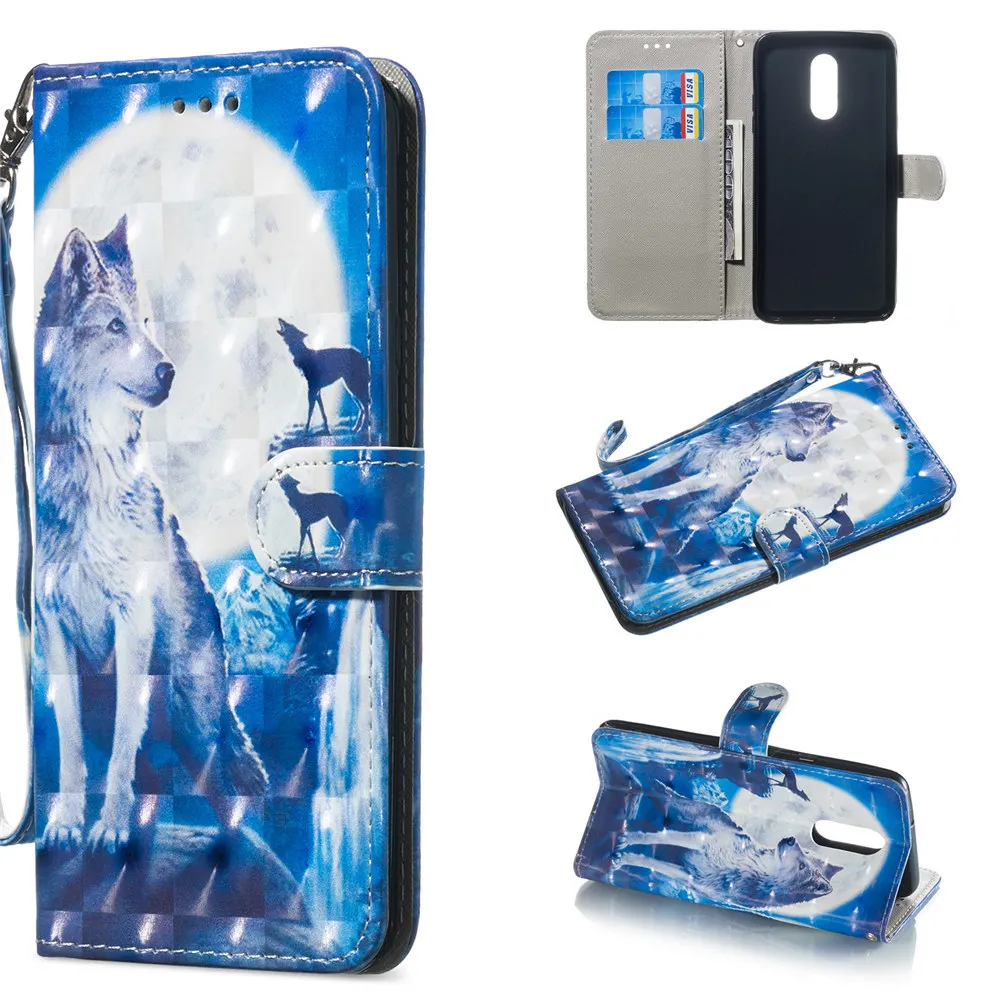 Роскошная 3D книга-раскраска чехол для телефона чехол для LG K12 Plus K40 K50 Q60 Stylo 5 Флип кожаный чехол бумажник карманный ремень