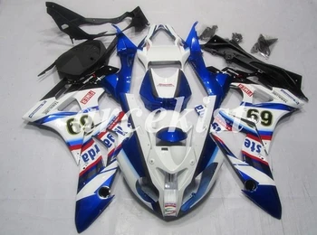 

New ABS Motorcycle Fairings Kits Fit For BMW S1000RR 09 12 13 14 HP4 2009 2010 2011 2012 2013 2014 Bodywork set Blue white