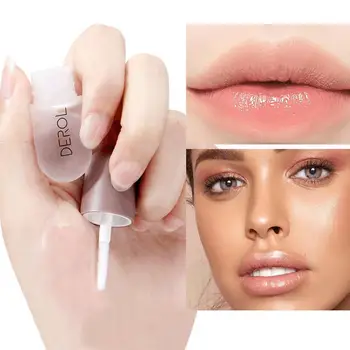 

New Moisturizing Plumping Lip Gloss Plant Extracts Pure Natural Or Lip Gloss Set Essential Oil Nutritious Lips Enhancer Serum