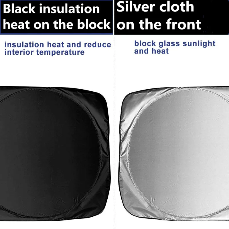 190x90CM Universal UV Protection Car Window Sunshade Windshield Cover Auto Anti Snow Ice