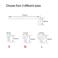  Hearing Aid Earplug Eartips Domes with Sound Tube 3 Tubes + 9 Domes (L M S) Hearing Aids Accessories 