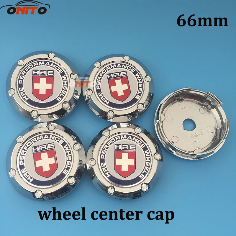 

Hot selling 4pcs/set 66mm Wheel Hubcap Car Wheel Center Wheel Dust-proof emblem covers for RAYS VOSSEN HRE OZ logo