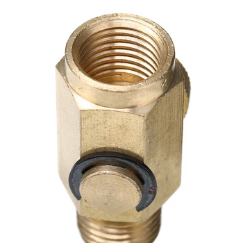 

1/4 Inch Pro NPT Inline Regulator Solid Brass Compressed Air Pressure Valve 1Pcs