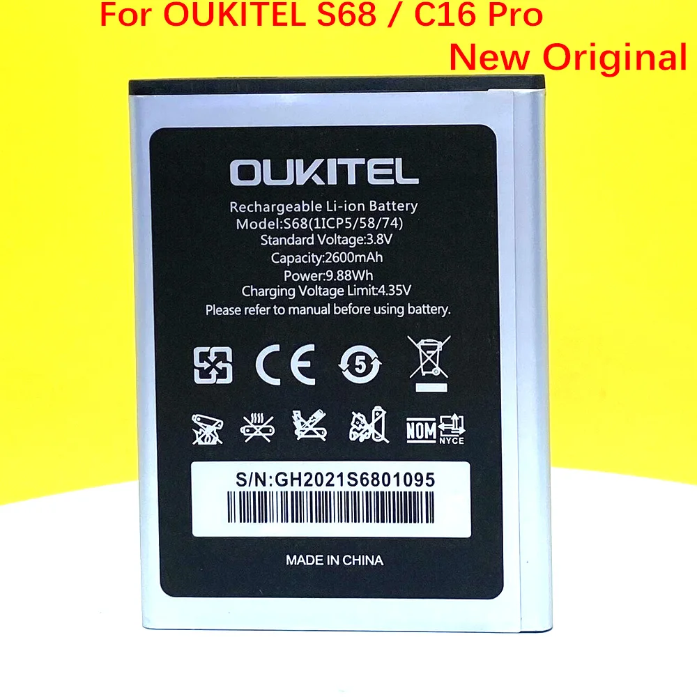 В наличии новый высококачественный аккумулятор для OUKITEL S68 / C16 Pro  мобильный телефон Замена + номер отслеживания | AliExpress