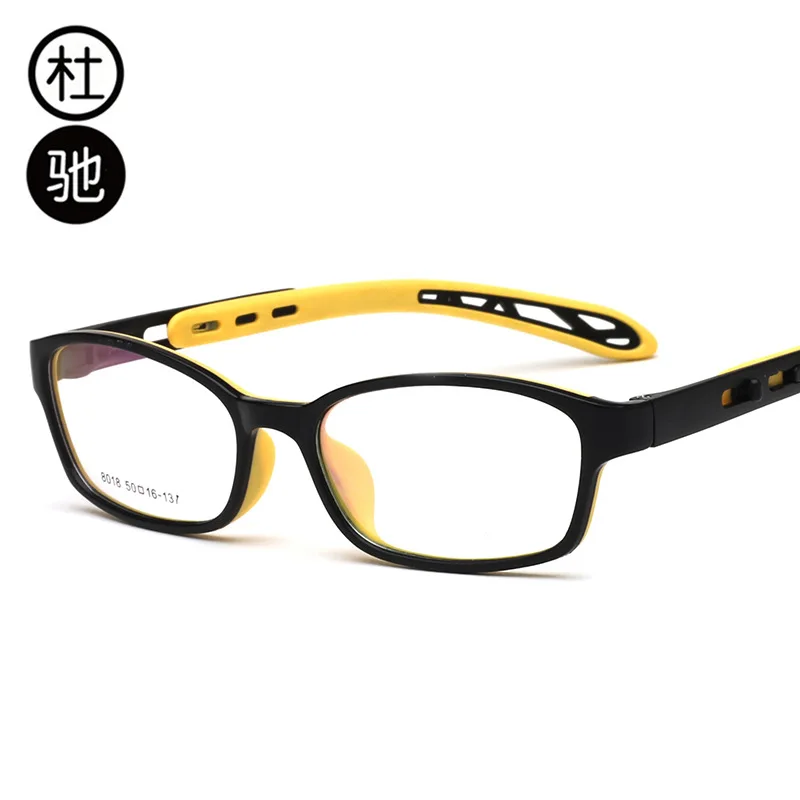

Du chi 8018 Square Glasses Frame Children Myopia Eyeglasses Fixing Device outside TR90 in Silica Gel Cool Mirror Leg Retractable