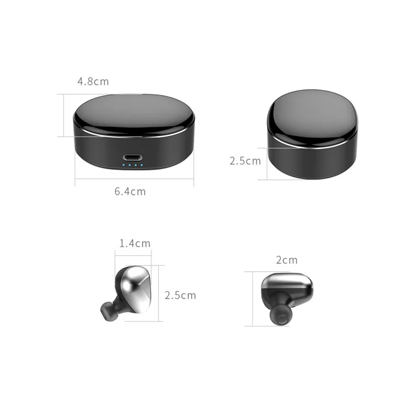 TWS True беспроводные наушники Bluetooth наушники мини TWS наушники головные уборы с 500 мАч банк питания для смартфона