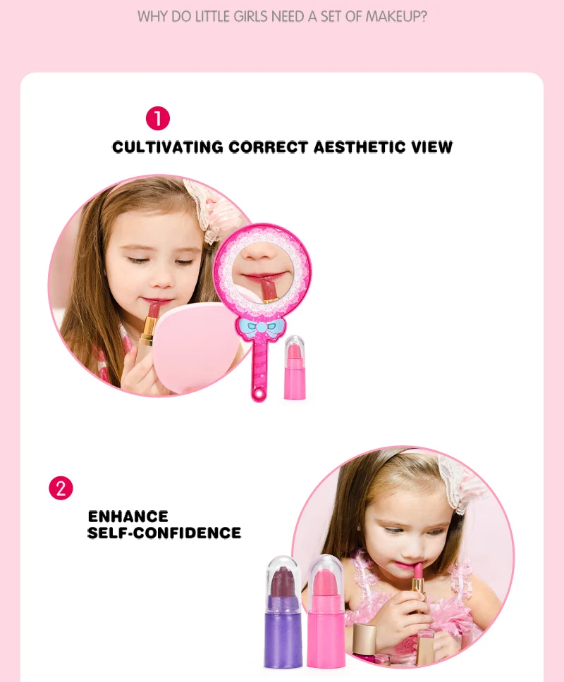 Модная детская одежда Make Up набор игрушек ролевые игры для маленьких принцесс макияж Красота безопасность нетоксичный набор игрушек для одевая девушки Косметика, подарочная