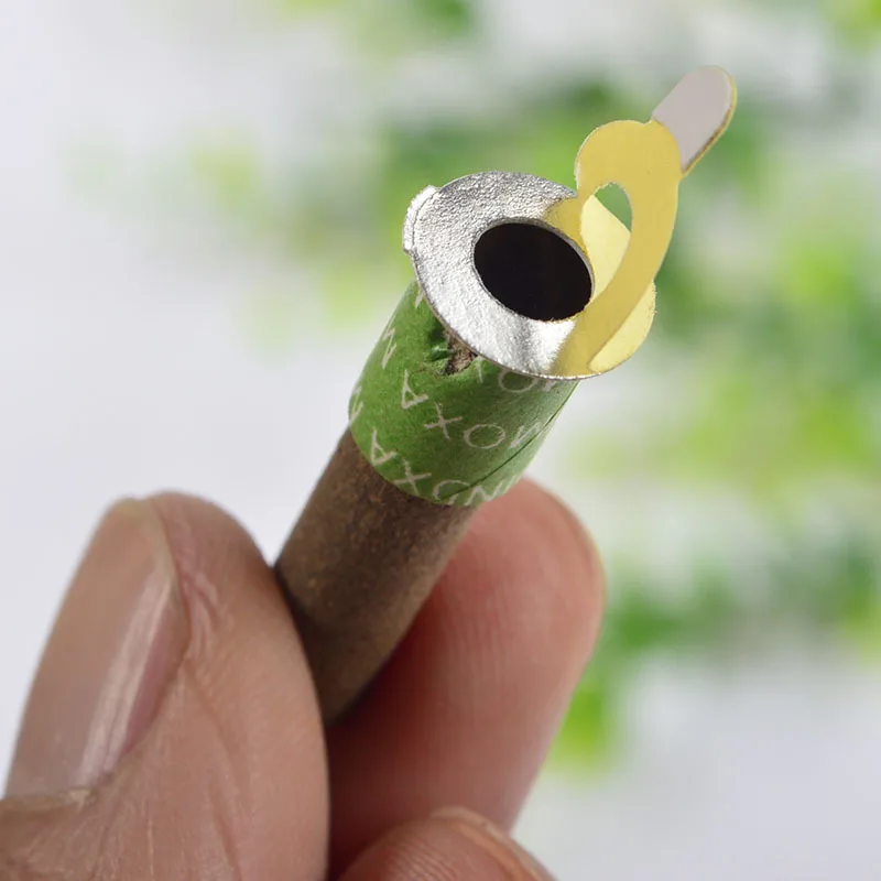 180pcs Mini Moxa Tube Self Stick Chinese Moxibustion Sticker Therapy Burner Heating Acupuntura Point Meridian Warm Massager