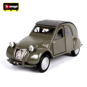 

BBURAGO 1:32 Original 1952 CITROE 2CV Diecasts Simulation Alloy Car Model, Car Model Decoration, Metal Decoration Free Shipping