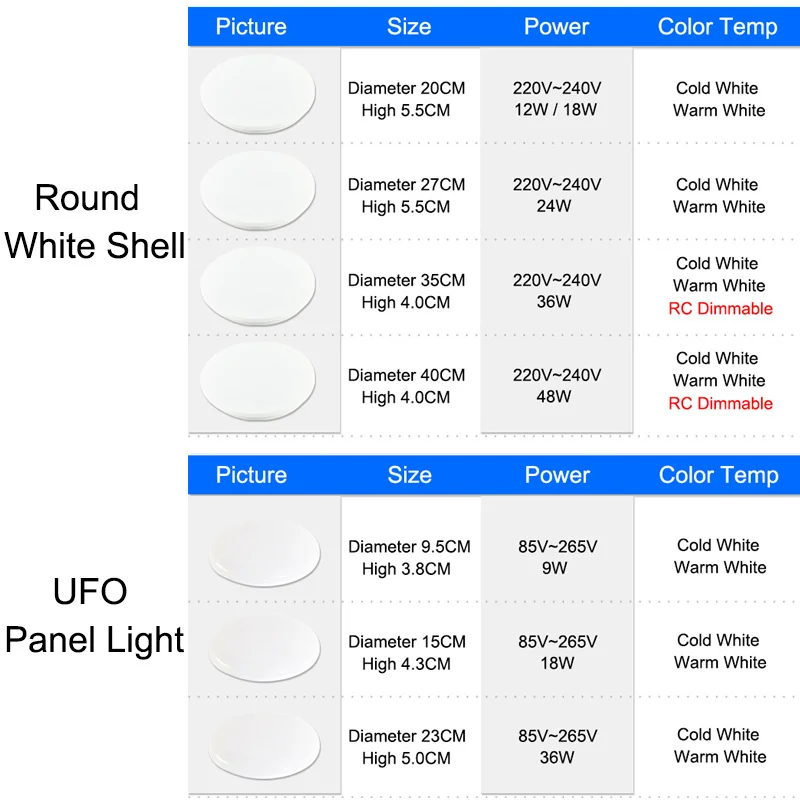  Modern Ceiling Lamp 48W 36W 24W AC220V 240V led Ceiling Lighting Fixture Bedroom led lamp living ro - 4000056081404