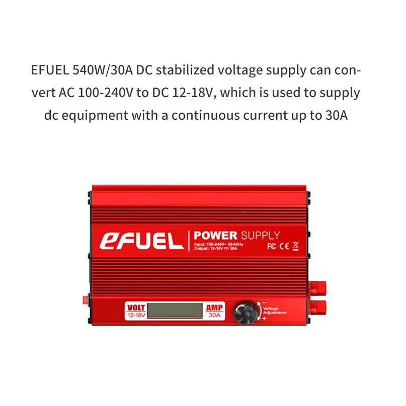 SKYRC EFUEL 540 Вт 30A 12 18 в 10A предохранитель DC блок питания Адаптер для RC дронов FPV Quadcopter