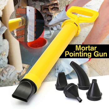 

5pcs Nozzles Caulking Guns Pointing Brick Grouting Mortar Sprayer Applicator Tool Cement lime Caulking Guns Sprayer Hand Tools