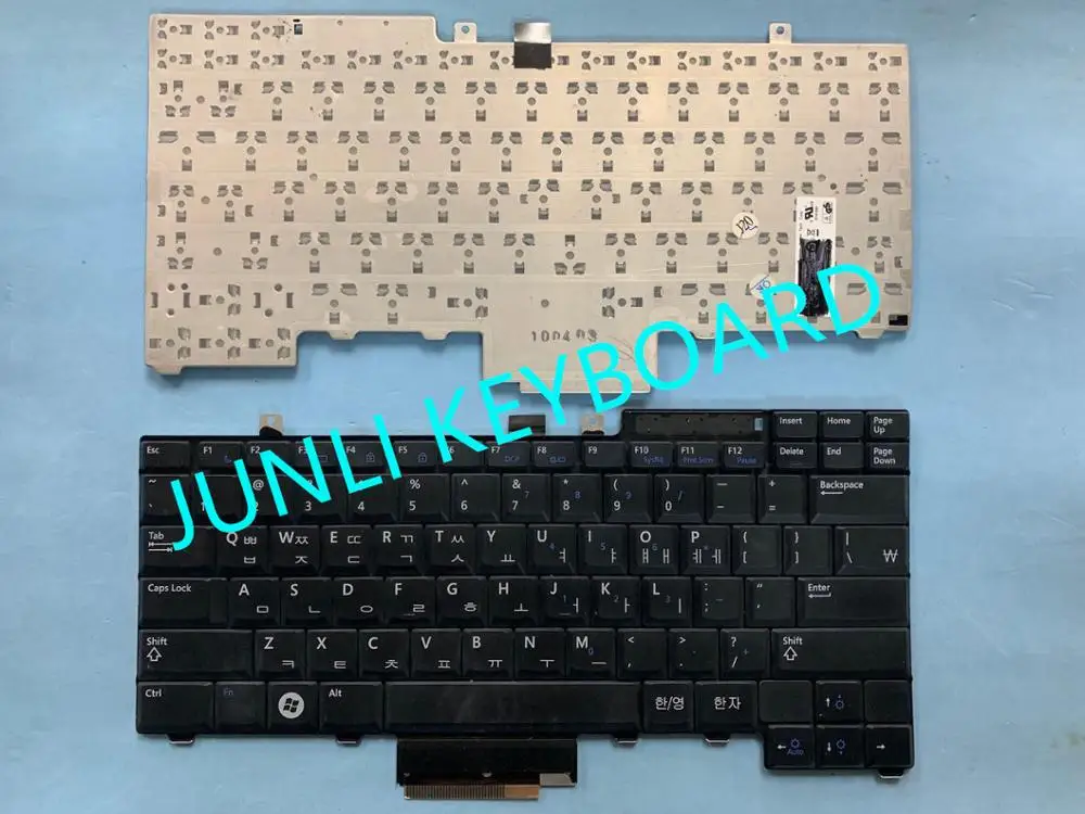 JUNLI клавиатура для Dell Latitude E5300 E5400 E5500 E5410 E5510 без указателя Корейская черная |