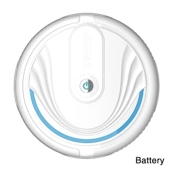 

2 In 1 Vacuum Cleaner Energy Saving Auto-induction Intelligent Robot Plastic USB Easy Operation Floor Sweeping Electric Cleaning