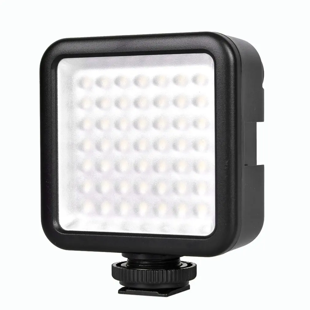 Черный Вспышка Mini Pro Led-49 видео свет 49 светодиодная вспышка для Dslr камеры видеокамеры Dvr Dv камеры свет черный - Цвет: Черный