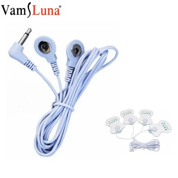 

2 Pack TENS Wires Electrode Wires for TENS Unit, Durable Electrodes Lead Wires for TENS, 2.5 mm & 3.5mm Plug