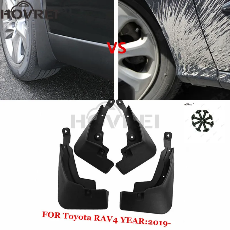 4pcs/set Car Mudguards For Toyota Rav4 Rav 4 Xa50 2019 2020 Mud Flaps