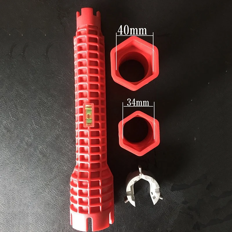 Новый кран и раковина монтажный ключ противоскользящая ручка двойной простой гаечный ключ инструмент удлиненный дизайн гаечный ключ