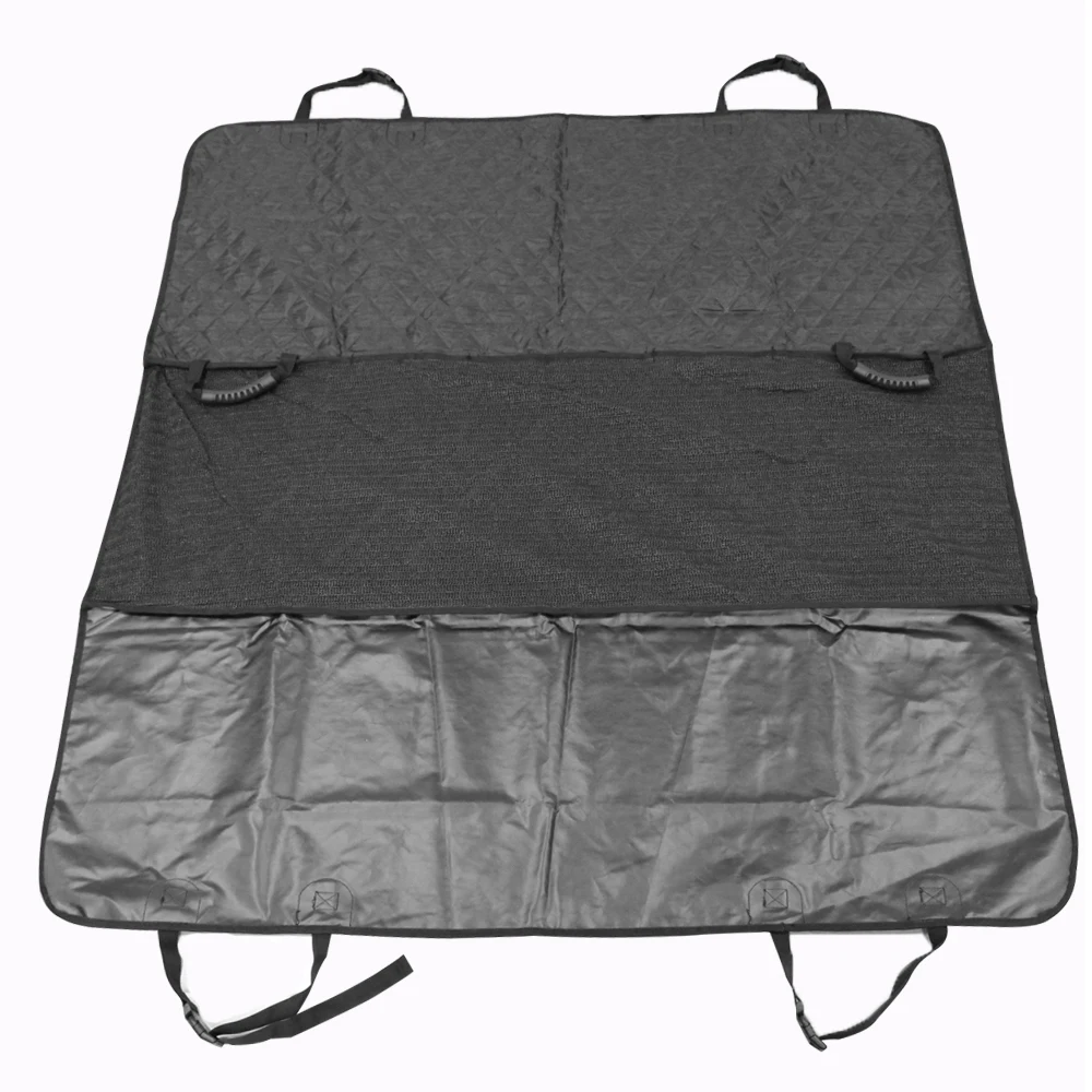 

Pet Car Seat Cover Pet Car Seat Protector with Safety Belt for Dogs Cats Waterproof Non-slip Pet Carrier Car Rear Back Seat Mat