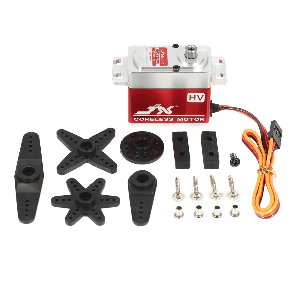 JX Servo PDI-HV7232MG, 180 градусов, полностью ЧПУ, 32 кг, металлическая шестерня, цифровой сервопривод без сердечника для радиоуправляемого автомобиля, вертолета, diy части, модель робота