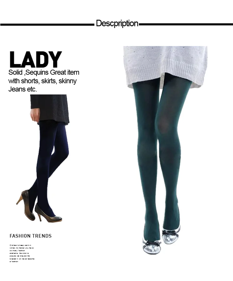 Female Tight 11 Colors Woman Sexy 120D Candy Color Pantyhose Plus Size Stockings Multicolour Stovepipe Tights