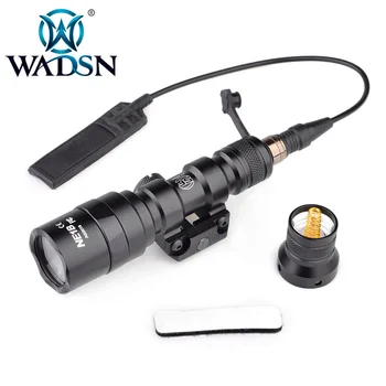 

WADSN Tactical Flashlight M300AA MINI SCOUT LIGHT Airsoft Scout Light Dual Remote Switch Portable LED Torch WEX399 Weapon Lights
